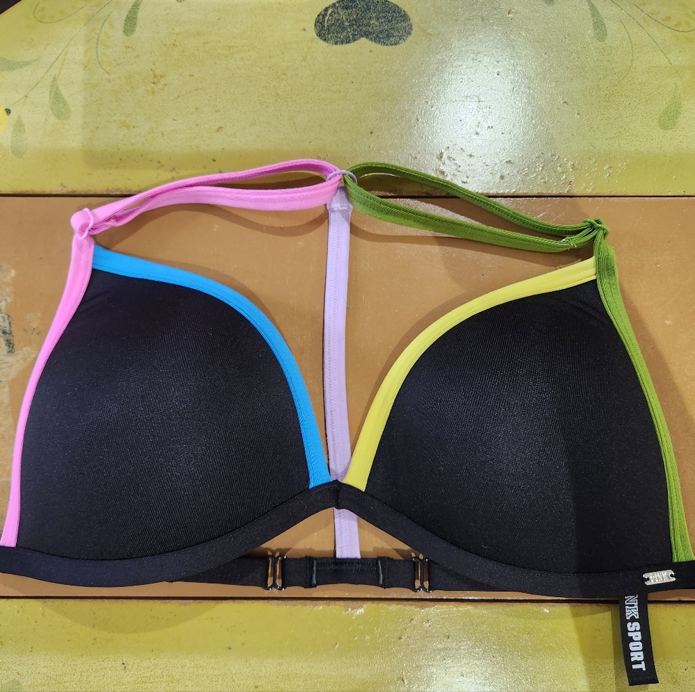 Victoria’s Secret Pink Sport Swim Bikini Top - Ultimate Push-Up - Size Medium